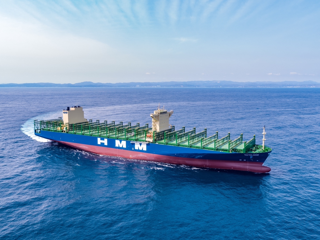 HMM’s 13,000-TEU container carrier built and delivered by HD Hyundai Heavy Industries in 2024 (HD Hyundai)