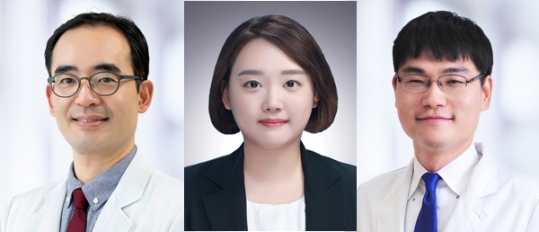 [사진 왼족부터] 서울대병원 소화기내과 유수종 교수·박제연 진료교수, 영상의학과 이동호 교수