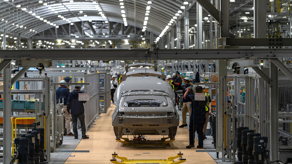This photo shows the company's auto plant in Ellabell, Bryan County, Georgia. (Hyundai Motor Group)