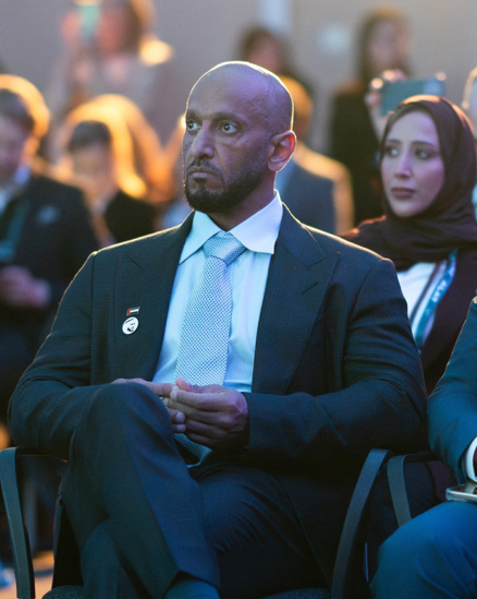 Abdulla bin Mohamed bin Butti Al Hamed, head of UAE’s National Media Office, at the World Mobile Congress in March (BRIDGE Summit)