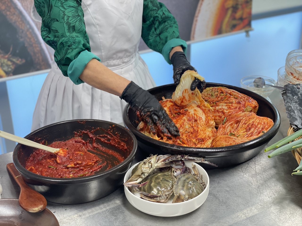 Kimchi Master Park Ki-soon, best known for her award-winning blue crab kimchi