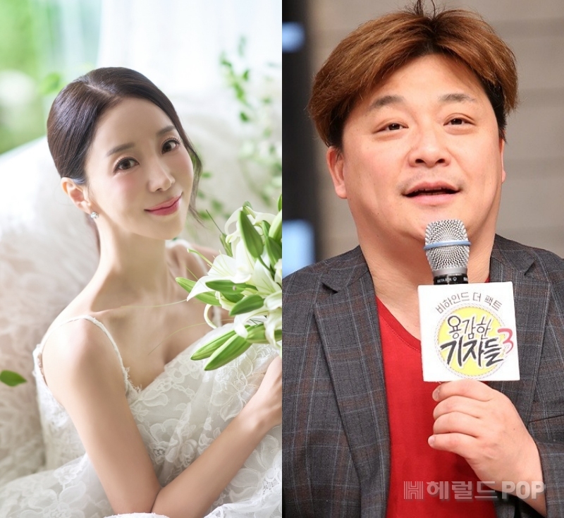 원진서, 윤정수/사진=원진서 SNS, 헤럴드POP DB
