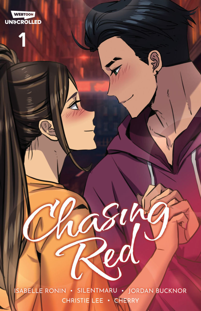A poster for the web comic adaptation of "Chasing Red." (Naver Webtoon)