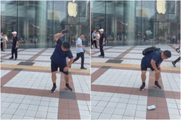 “헉! 수리비 125만원” 화난 유명 배우, 아이폰 안 쓰겠다 박살내더니…이젠 못 사서 ‘안달’