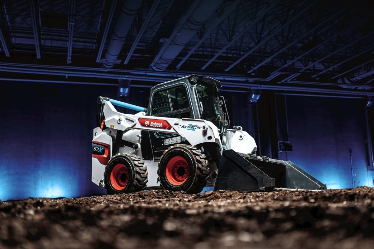 Doosan Bobcat’s all-electric skid-steer loader S7X (Doosan Bobcat)