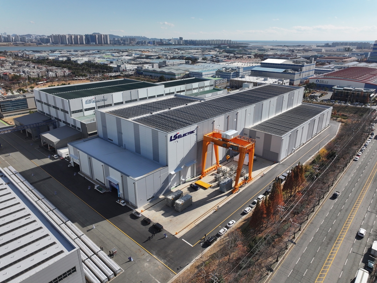 LS Electric’s second ultrahigh-voltage transformer plant in Gangseo-gu, western Busan (LS Electric)