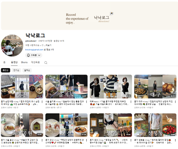 A screenshot from Naknaklog, a YouTube channel dedicated to hon-nolog content (YouTube)