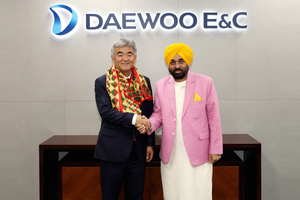 Daewoo E&C chair explores India growth in talks with Punjab chief minister