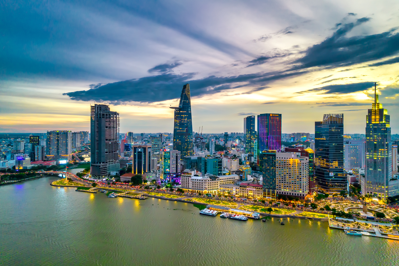 Aerial view of Ho Chi Minh City, Vietnam (Getty Images)