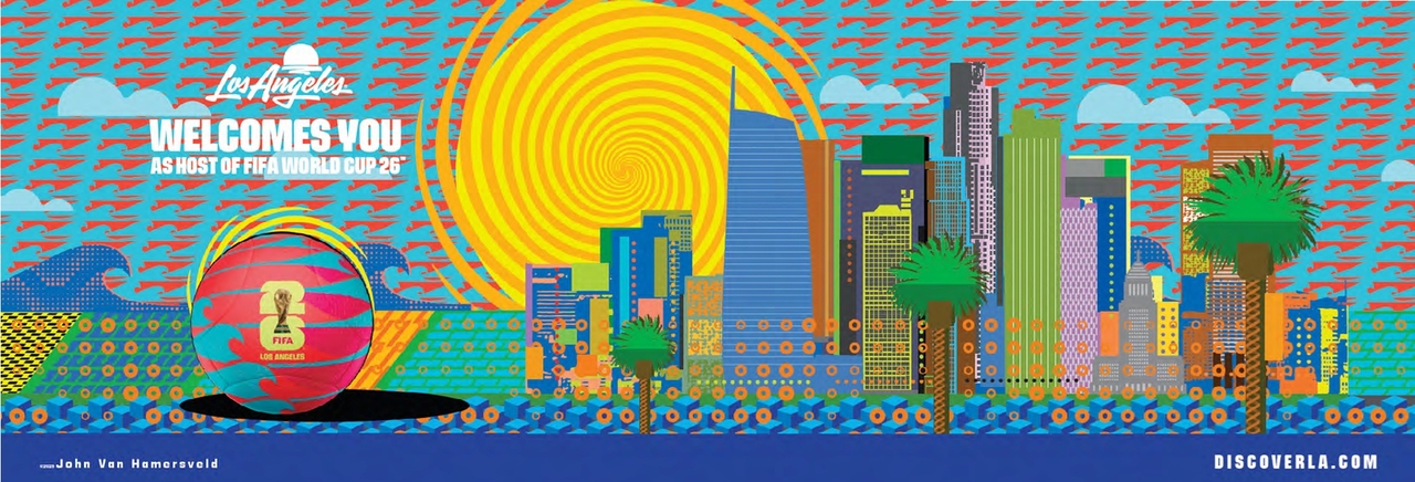 North America World Cup occasion US tourism poster