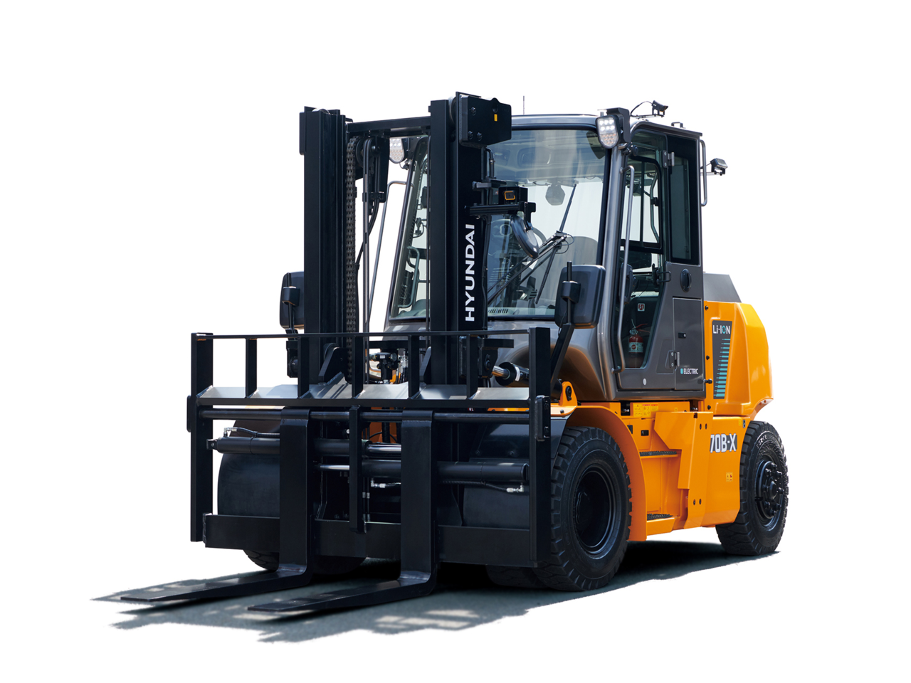 HD Hyundai XiteSolution’s newly launched medium-sized electric forklift (HD Hyundai XiteSolution)