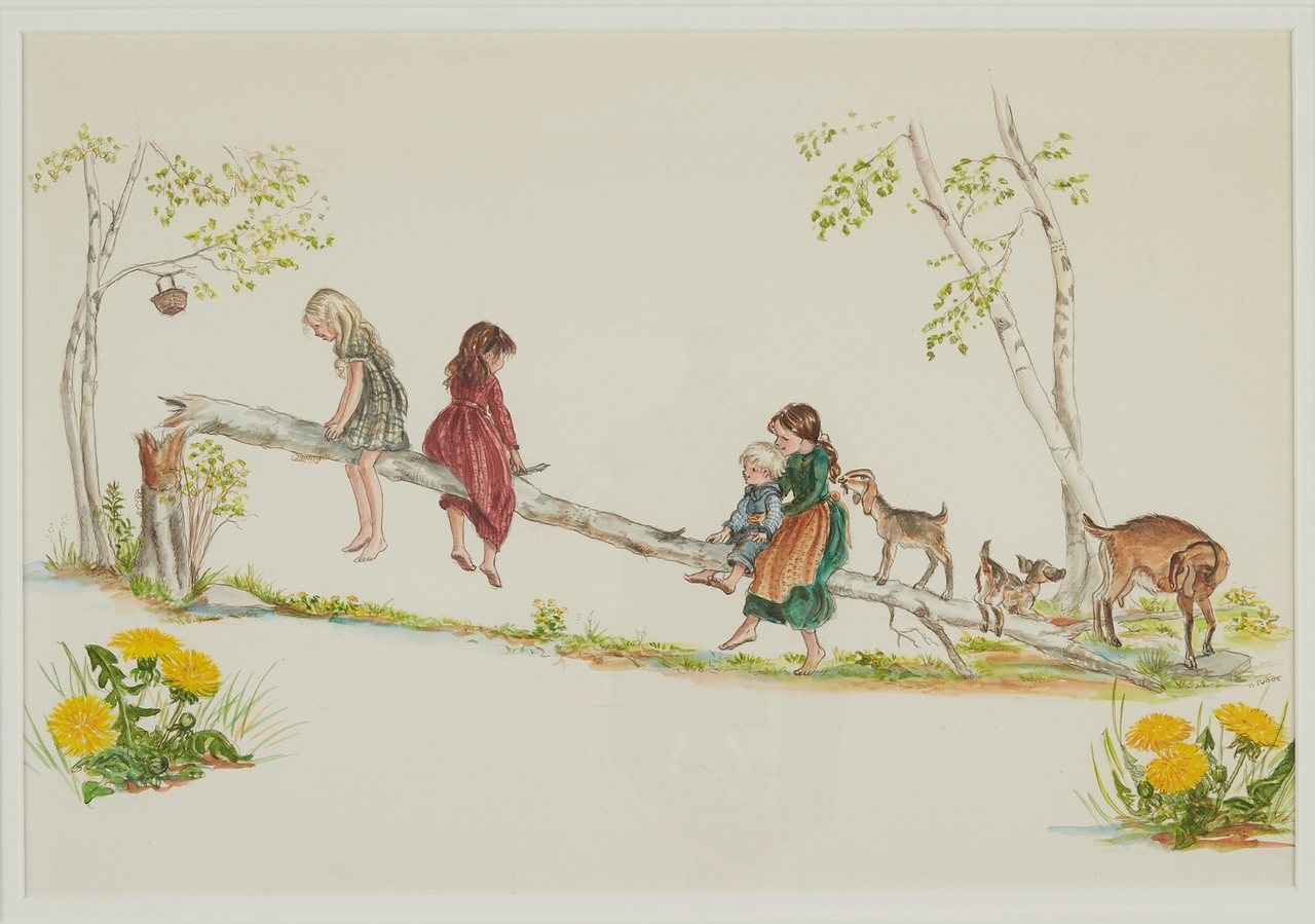 "There Is No Season Such Delight Can Bring" by Tasha Tudor (Lotte Museum of Art)