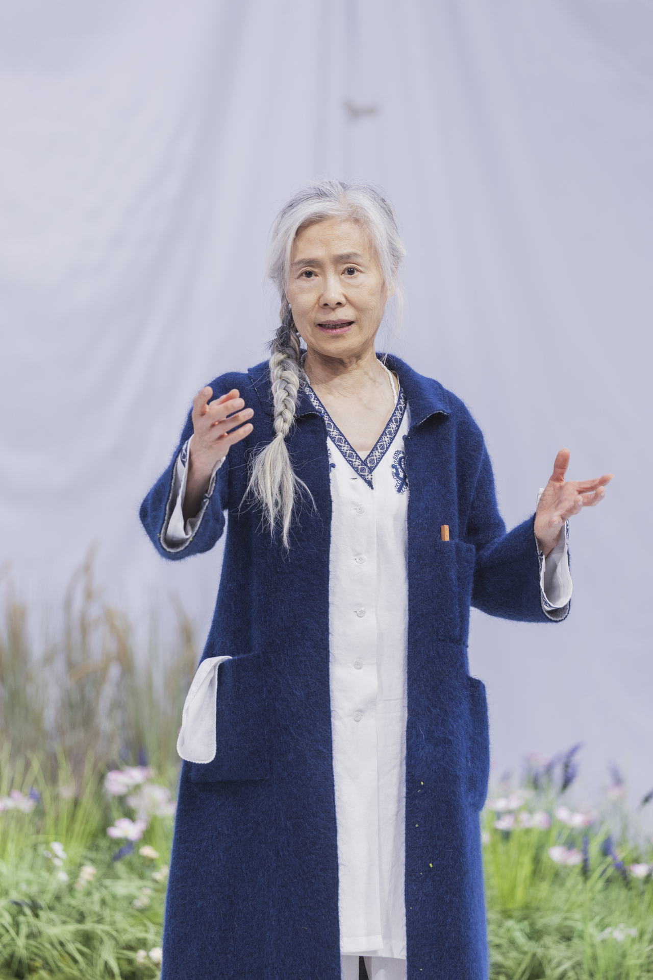 Actor Ye Soo-jung plays Prospera, the Duchess of Milan, in "The Tempest." (The National Theater Company of Korea)