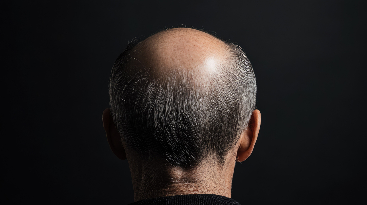 A bald man (123rf)
