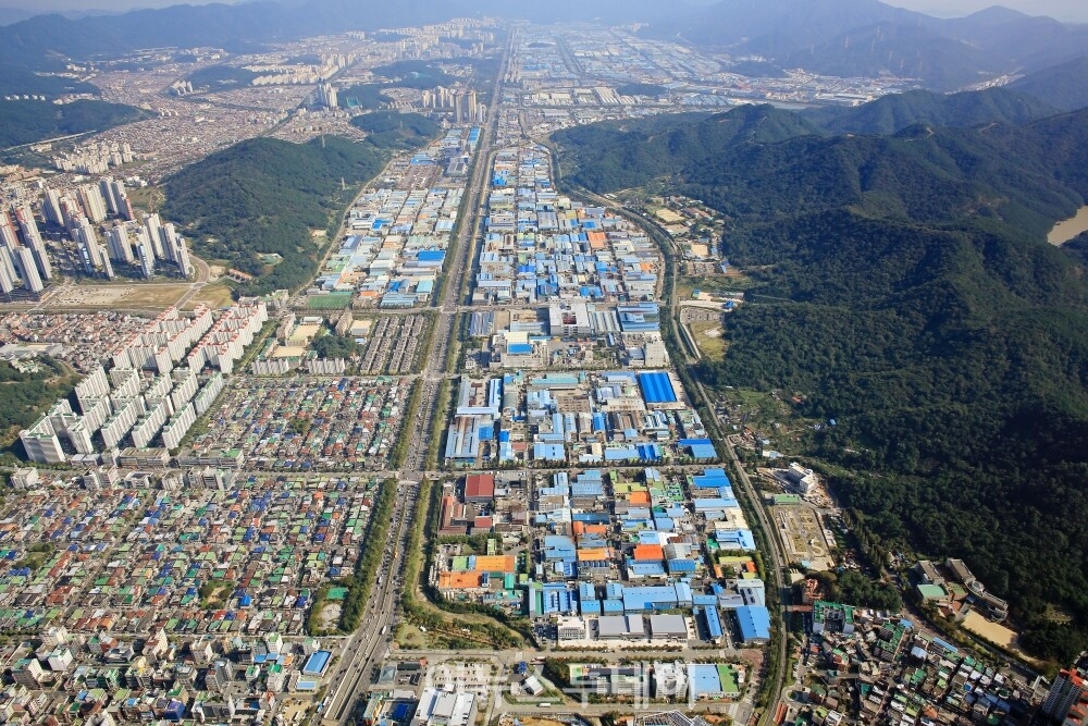 Changwon National Industrial Complex in Changwon, South Gyeongsang Province. (South Gyeongsang Province)