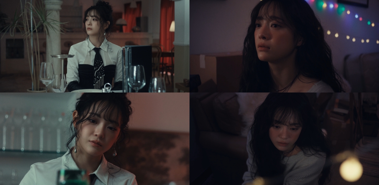 <사진 설명: 김세정 ‘태양계’ 뮤직비디오 캡쳐. (사진 제공: 젤리피쉬엔터테인먼트)>