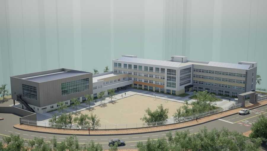 2026년 3월 개교 예정인 흑석고 조감도. [동작구 제공]