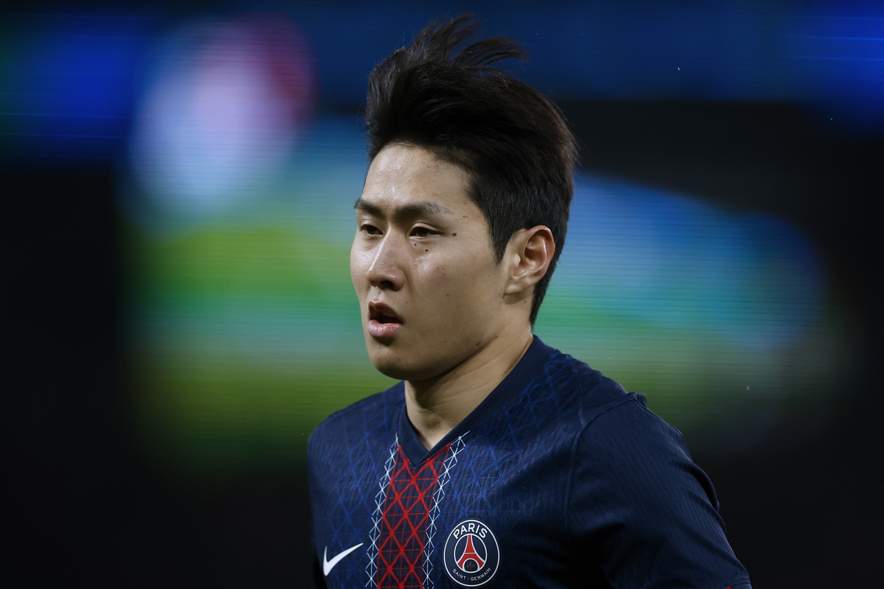 Lee Kang-In of Paris Saint-Germain  (Yonhap-EPA)