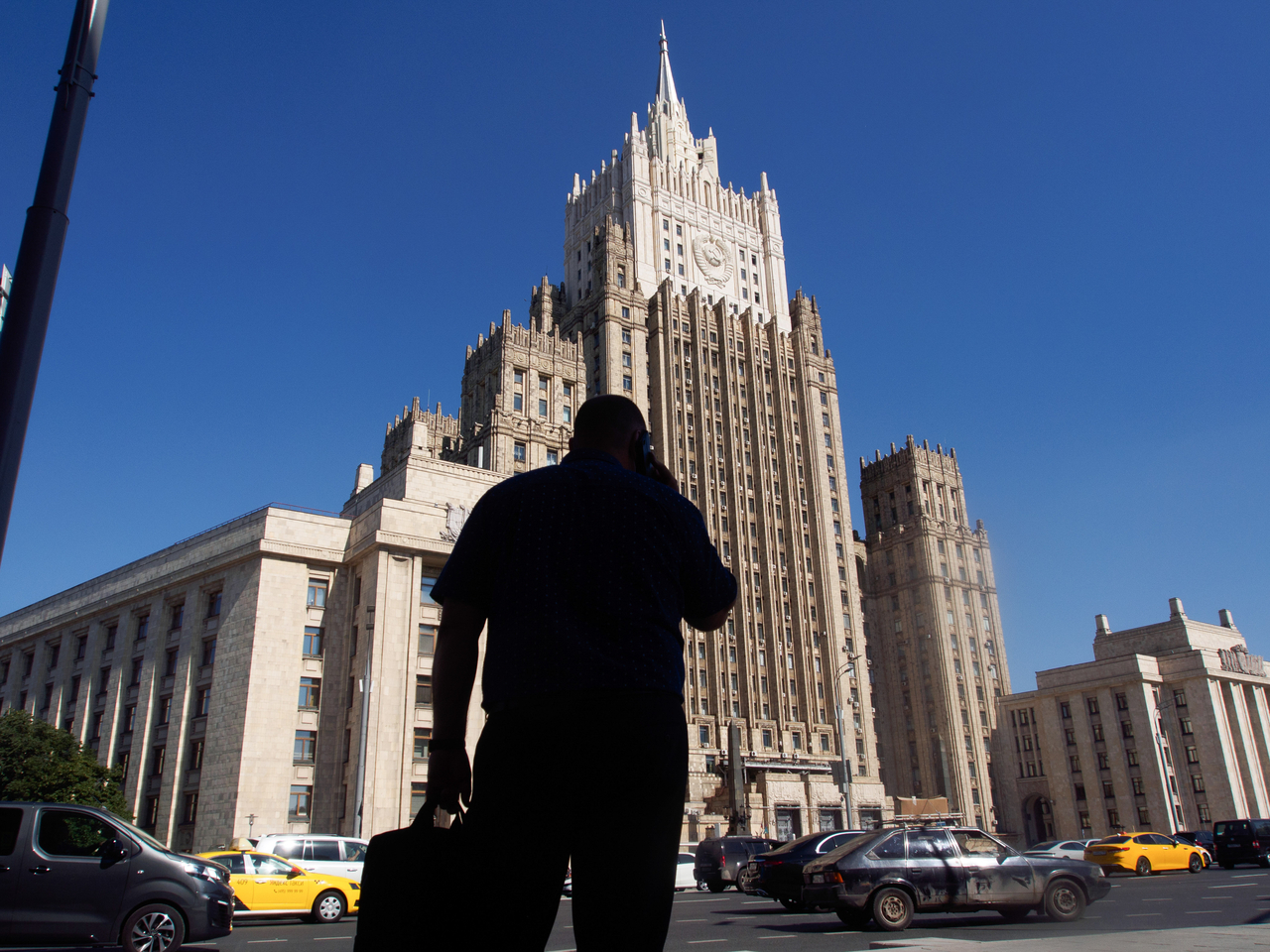 The main building of the Russian Ministry of Foreign Affairs in Moscow. (Getty Images)