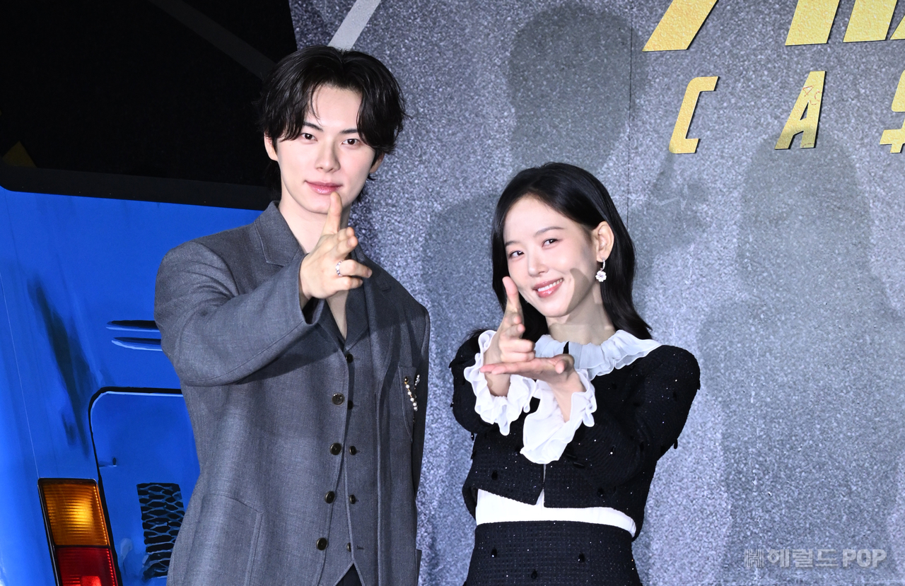 이채민, 강한나/사진=윤병찬 기자