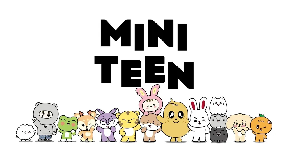 Boy group Seventeen's "Miniteen" characters, personally designed and with characteristics modeled after the group members (Pledis Entertainment)