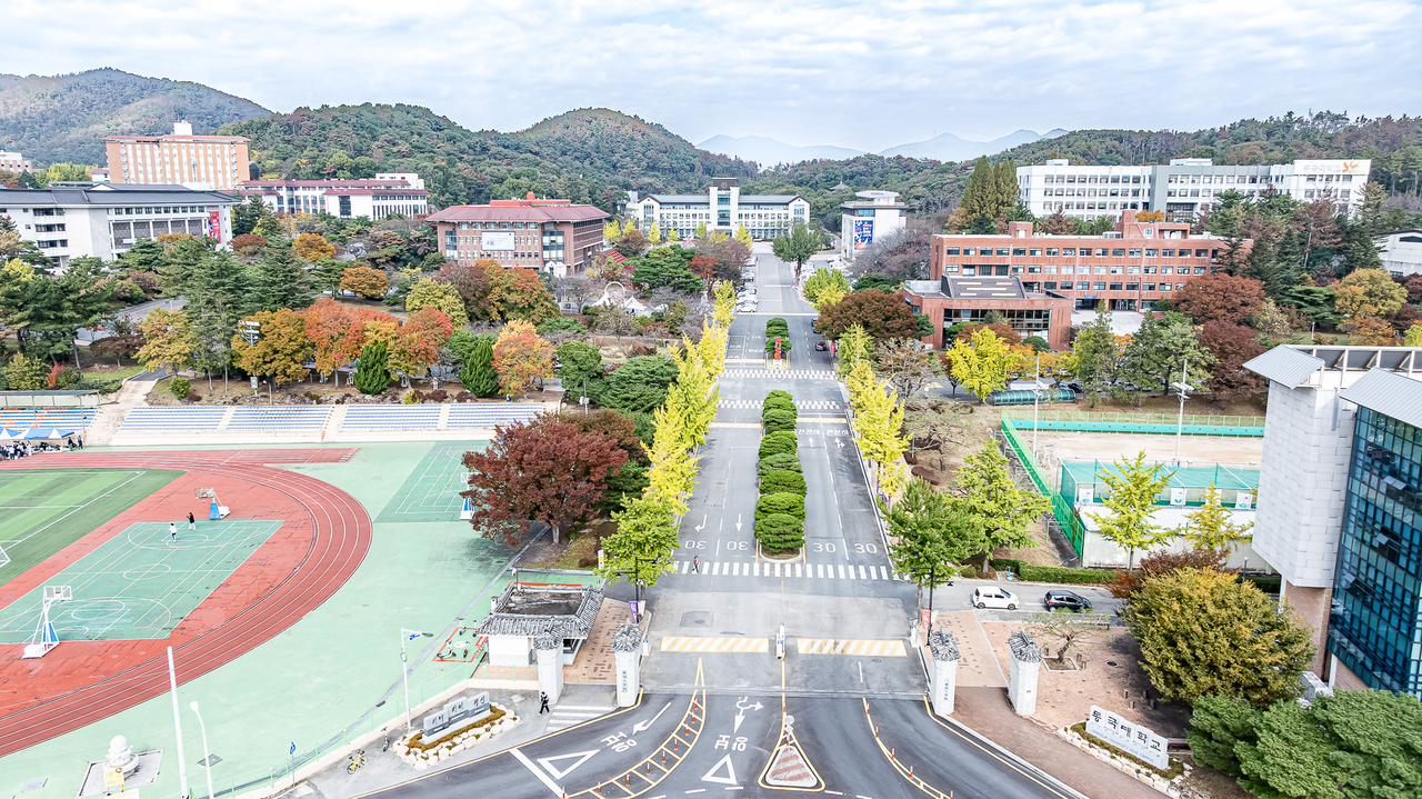 [동국대 WISE캠퍼스 전경]