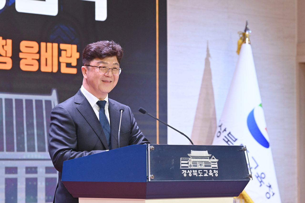 배동인 신임 경북도 부교육감이 지난 24일 취임했다.[경북교육청 제공]