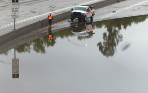 Powerful holiday storm lashes Southern California and brings flash floods, mudslides