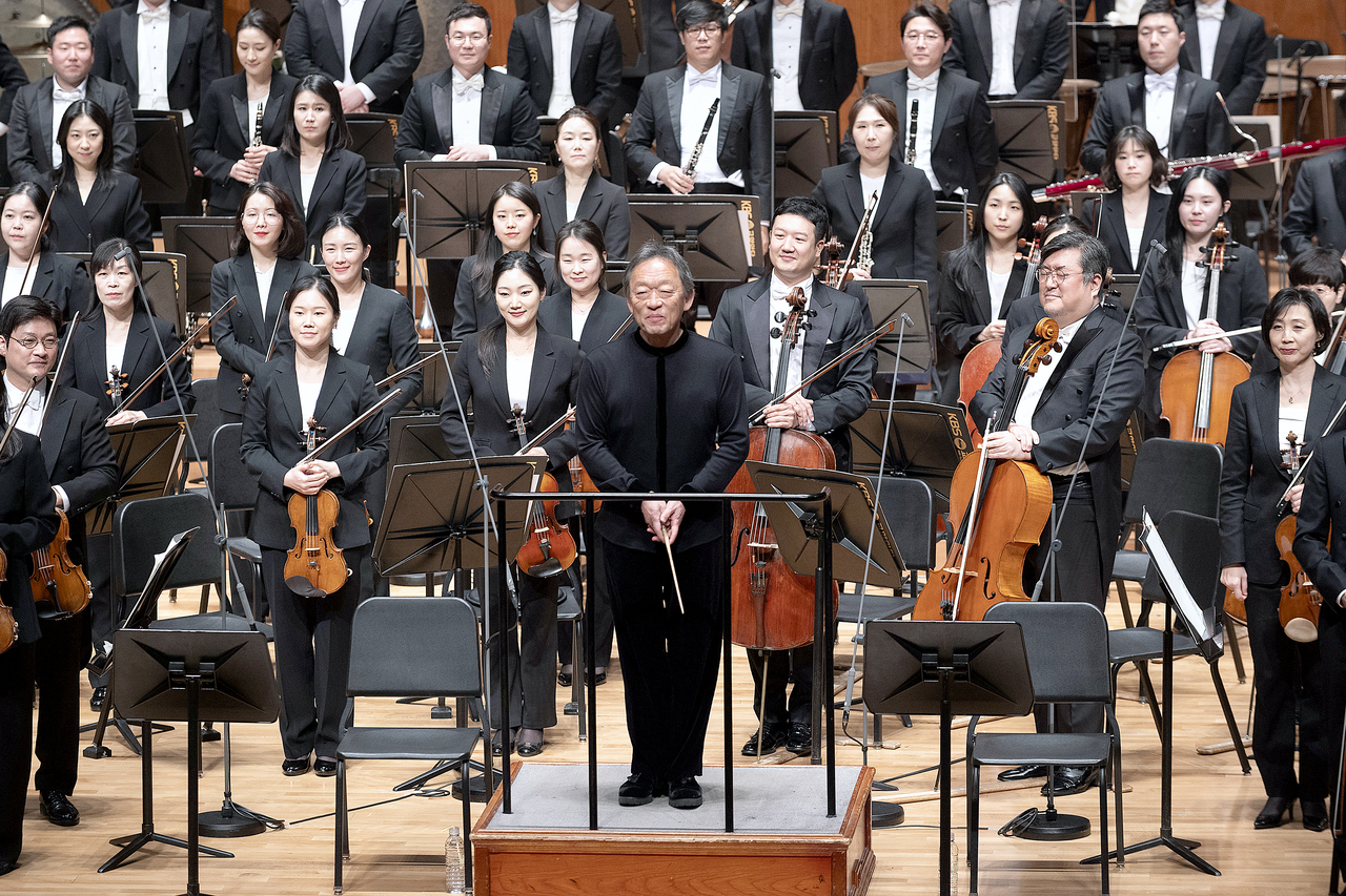Conductor Chung Myung-whun and the KBS Symphony Orchestra (KBS Symphony Orchestra)