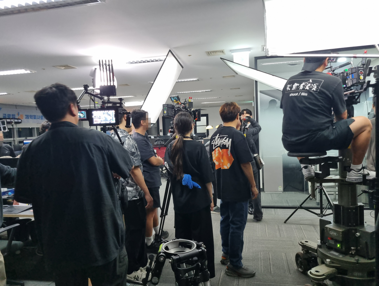 드라마 촬영 현장