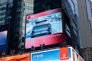 [Photo News] LG spotlights auto tech at Times Square