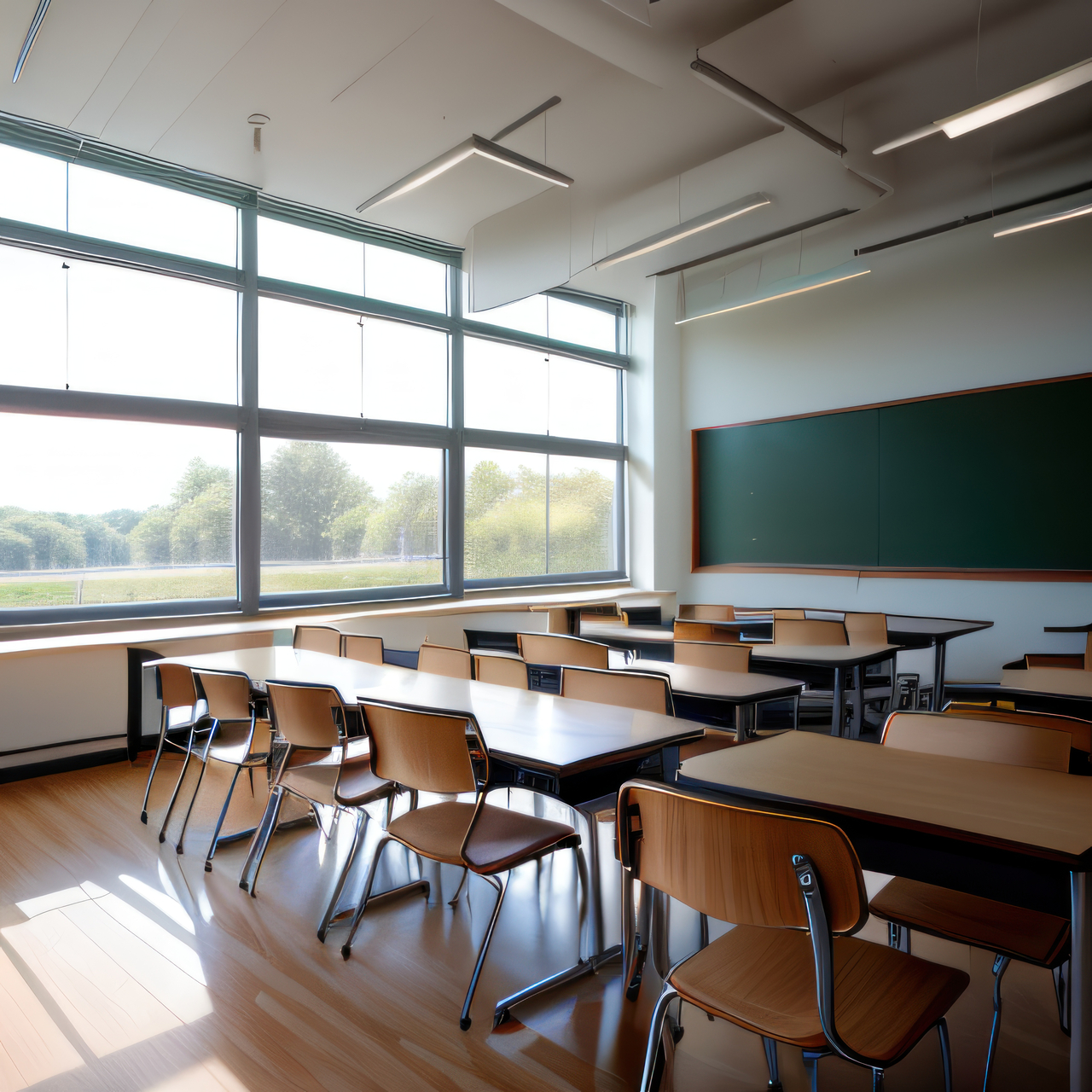 An image of an empty classroom (123rf)