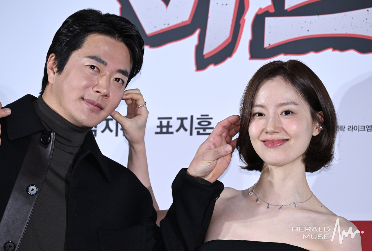 배우 권상우, 문채원/사진=윤병찬 기자
