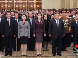 Kim Jong-un’s daughter takes center stage at New Year ceremony, fanning speculation about NK hierarchy