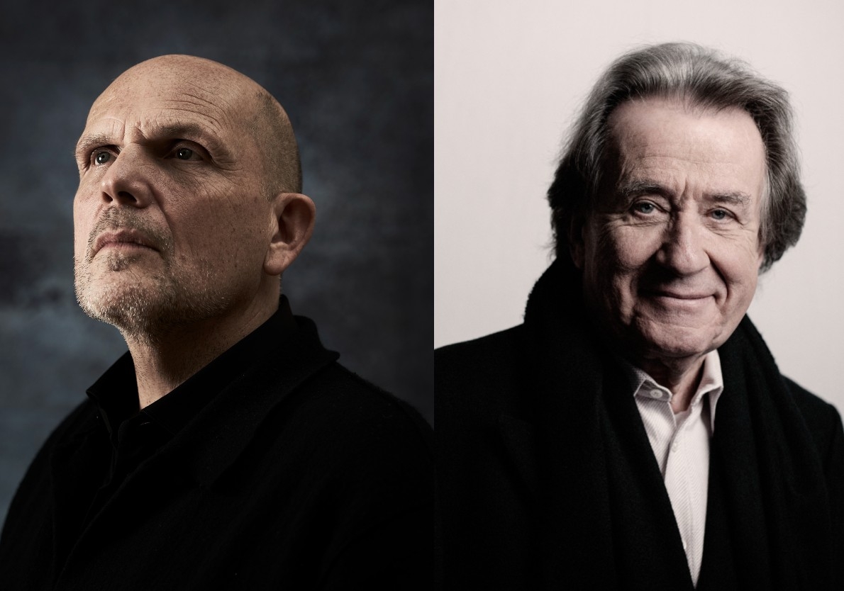 Jaap van Zweden (left) and Rudolf Buchbinder (Seoul Philharmonic Orchestra)