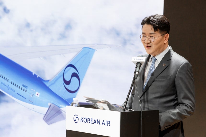 Walter Cho, chair and CEO of Hanjin Group and Korean Air (Hanjin Group)