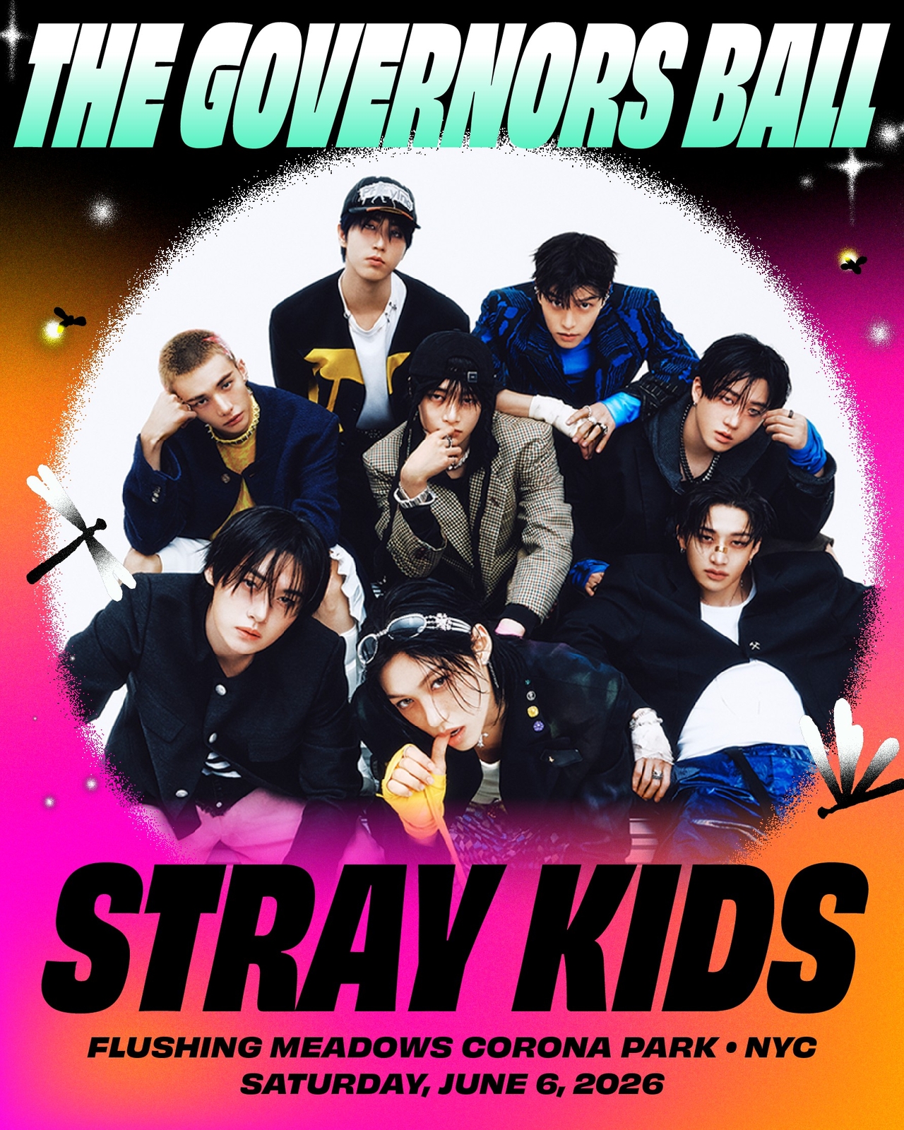 스트레이 키즈(사진출처: The Governors Ball)