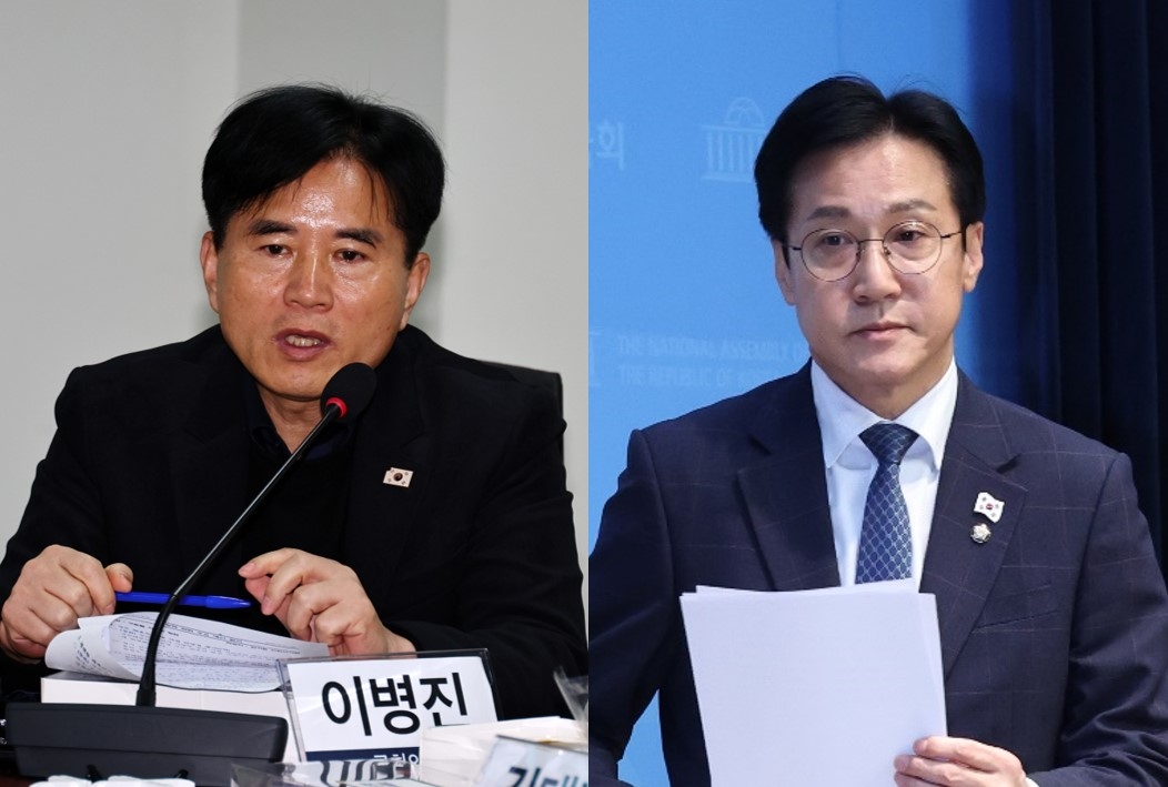 Yi Byeong-jin (left) and Shin Yeong-dae (Newsis)