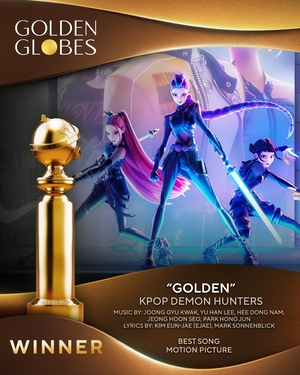 [Breaking] 'Golden' from 'KPop Demon Hunters' wins Golden Globe for Best Original Song