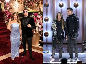 UFC 오르테가·맥킨지, 골든글로브 난입 '논란' - 뉴스 썸네일 이미지