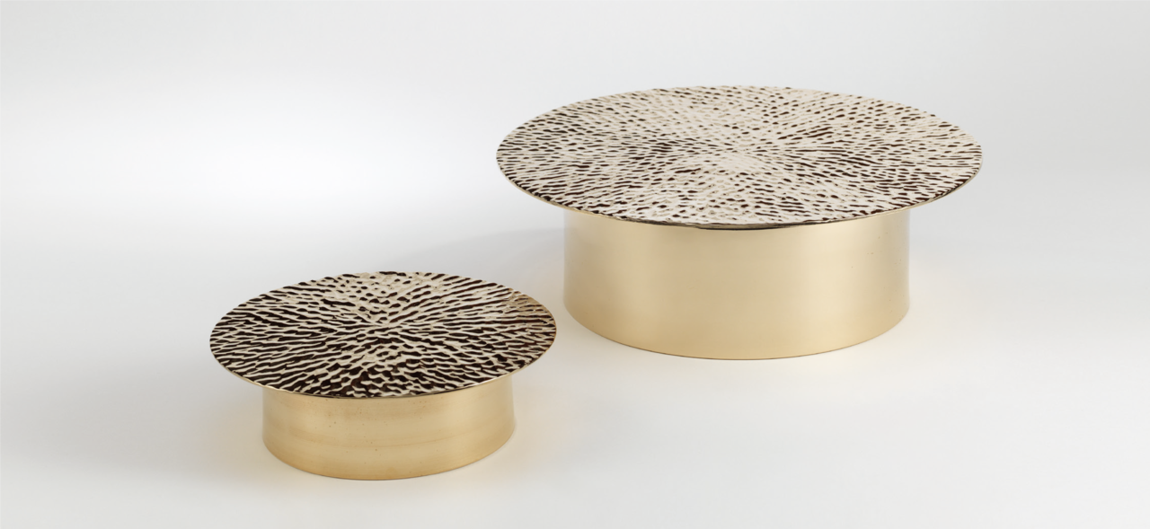 "Yugi Table" by Lee Hyung-kun and Lee Ji-ho, created as Bangjja yugi (Seoul Museum of Craft Art)