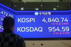 Kospi hits new high as market value tops W4,000tr