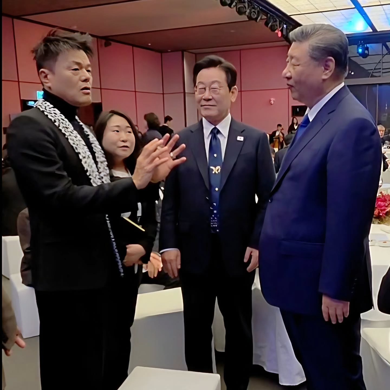 박진영, 이재명 대통령, 시진핑 주석/사진=박진영 SNS
