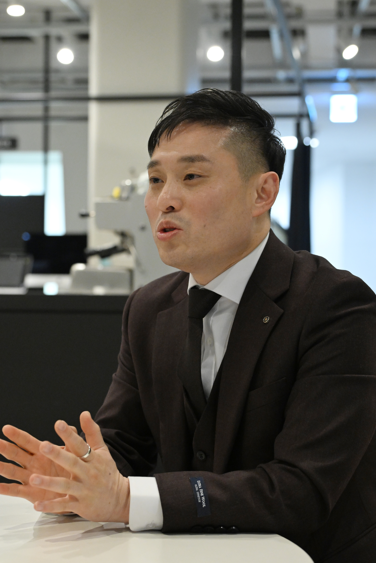 29일  서울 중구 동대문디자인플라자(DDP)에서 박명완 픽엔터테인먼트 대표가 헤럴드뮤즈와 만나 인터뷰하고 있는 모습. 윤병찬 기자
