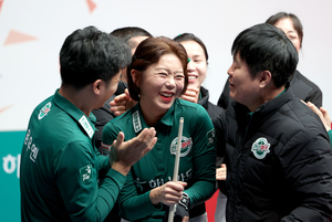 되살아난 김가영...하나카드 PO 1차전 선취 - 뉴스 썸네일 이미지