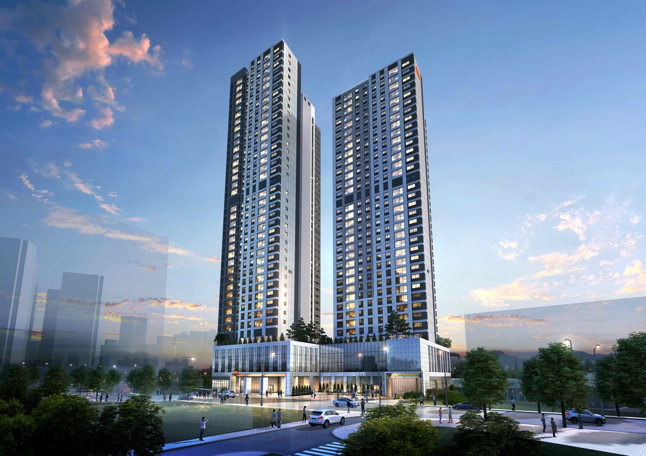 e편한세상 번영로 리더스포레 조감도