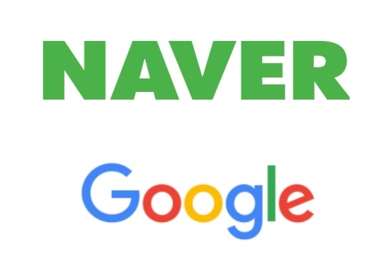 Logos of Naver and Google  (Naver, Google)