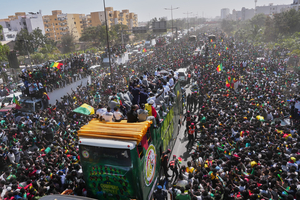 Fans flood Dakar streets for Africa Cup of Nations victory parade