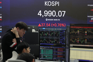 Foreign ownership of S. Korean stocks reaches highest in nearly 6 yrs
