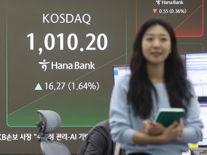 Kosdaq breaks 1,000, buy-side halt triggered